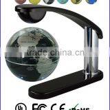 Floating Globe 4-inch Black & Silver