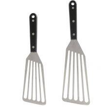 Slotted Offset Fish Slice Spatula Stainless Steel Food Turner for Pancake Sliders thumbnail-2