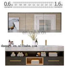 Customized Luxury Bathroom Vanity Double Sink Bathroom Vanity Cabinets Set With LED Mirror Modrm 160cm 63 Inch - 180cm 70 Inch thumbnail-2