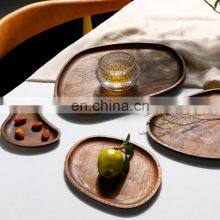 Hot Sale Wooden Tray Decor for Coffee Table Original Round Board Set Vietnam Supplier thumbnail-5