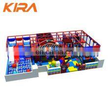 High Quality Kids Space Theme Indoor Playground With Big Slides for Sale thumbnail-2