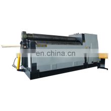 W12 factory price automatic hydraulic CNC 4-roller metal sheet plate bending rolling machine