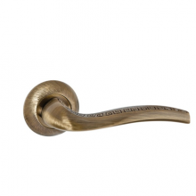 Internal External Aluminum Door Handle for European Wooden Door Mortise Lock Hardware thumbnail-1