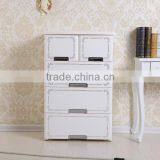 Houseware Colorfur Simple Design 4-Layer Plastic Drawers thumbnail-1