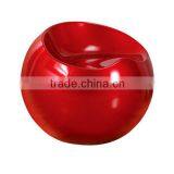 Replica European Style Relaxing Fiberglass Material Blue Eero Apple Round Shape Ball Chair Wholesale thumbnail-3