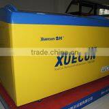 Sc-328Y Double Temp Curved Sliding Glass Door Cabinet Cooler & Freezer thumbnail-2