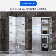 Industrial Staff Changing Room Locker With Durable Corrosion-Resistant Hinge: Durable 201/304 Steel With Key Lock & Hanging Rod thumbnail-2