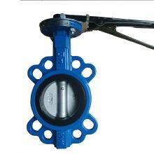 PN16 Ductile Iron Wafer Center Line Soft Seal Double Clip DISC Connected EPDM Seat Butterfly Valve thumbnail-4