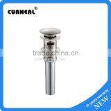 Pop-Up Push Brass Wash Basin Waste Drain thumbnail-1