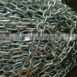 8mm Din763 Zinc Plated Long Link Chain For UK Market