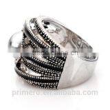 2016 Fashion Vintage Ring Bohemia Designs Imitation Pearl Finger Ring for Girls Men thumbnail-3