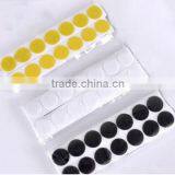 Round Sewing Free Smooth Loop Side Self-adhesive Hook Loop Dots
