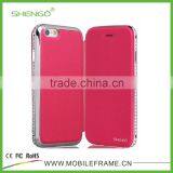 Wholesale Diamond PU Leather Flip Case for IPhone 6 thumbnail-5