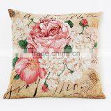 2016 Hotesale 100% Cotton Wholesale Printed Style Fancy Flower Cushion thumbnail-6