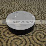 Black&White Round Cosmetic Display With LED Light