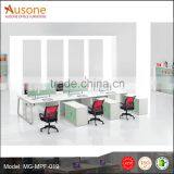 Office Desk Staff Table Modular Six Seats Modern Office Workstation