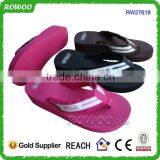 2016 New Woman Sandals Platform Wedges Shoes Happy Feet High Heel Slipper thumbnail-2