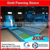 high banker gold panning sluice box, gold tailing recovery machine