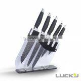 Customized New High Quality Excellent Black Acrylic Knife Holder thumbnail-1