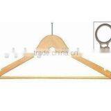 Fashion Eco-friendly Anti-theft Hotel Wooden Hanger thumbnail-2