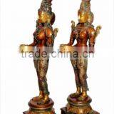 Brass Deeplaxmi Pair 32" thumbnail-3