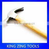 Steel Material Claw Hammer With Wooden Handle
