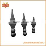 Ornamental metal wrought iron spear point