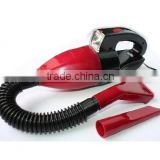 Portable red car vacuum cleaner