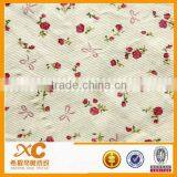 Ring Spun Yarn,21w Cotton Spandex Flower Printing Corduroy Fabric Textile
