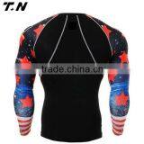 Wholesale Youth Compression Shirts/ Brazilian Fitness Wear/ Rash Guard thumbnail-4