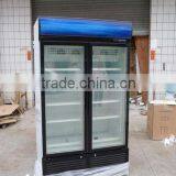 Supermarket Upright Drink Display Cooler Freezer