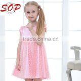 Kids party wear dresses for girls birthday one piece girls party dresses