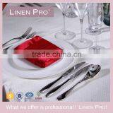 Linen Pro Dot High End White Table Cloth for 5 Star Restaurant and Hotel thumbnail-2