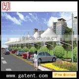 China Factory PVDF Cover Q235 Steel With Tropcial Roof Camper Trailer Top Tent Guarantee Year 10years Permanent Structure