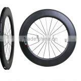 100% Hand Build Bicycle Wheels 700c Carbon Bike Wheels 700c 88mm Clincher, 700C 88mm Clincher Carbon Wheelset Road Bicycle thumbnail-3