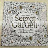 2015 best selling popular adult colouring book secret garden/enchanted forest/lost ocean