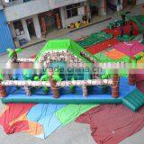 2016 New Design Obstacle Airdrop Jungle Fun Inflatable Obstacle Course Bouncer