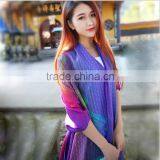 2016 custom new fashion beautiful women national bohemia shawl scarf for lady