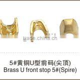Brass U Top Stopper NO.5 Spire Zipper Accessories thumbnail-1