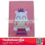Supersoft Fabric Cow Embroidered Notebook