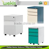 2015 Square Colored 3 Drawers Steel File Cabinet Mobile Pedestal
