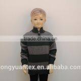 2016 Boys' 100%Contton Long-sleeves Stripe Sweater