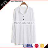 Wholesale China Fashion Design Blank Pima Cotton Custom Woman t Shirt With Halflong Sleeve thumbnail-3