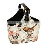 Famous Bulding Print PU Leather Gift Basket thumbnail-1