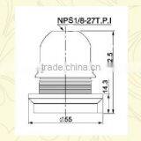 E26 ul Approved Electric Ceiling Plastic Lamp Holder thumbnail-2