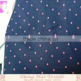 Blue Points Design Thin Cotton Fabric Cut Pieces