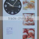 2015 New Style Wall Clock With Multi Photo Frame