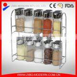 High Quality Small Mini Glass Jars Clear Round Glass Spice Jar With Spice Rack