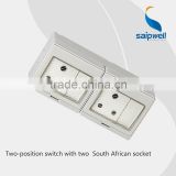 Waterproof Light Dimmer Switch Waterproof Switch And Socket With CE(SP-2SAS)
