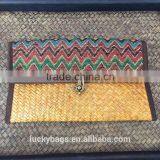 2016 Latest Straw Bags Beach New Arrival Beautiful Handbag Thailand Handmade Woven Bag thumbnail-3